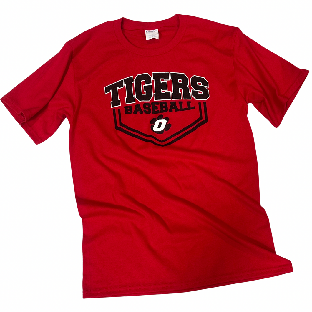 Ozark Baseball Red T-Shirt