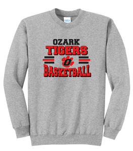 Ozark Basketball Gray Crew