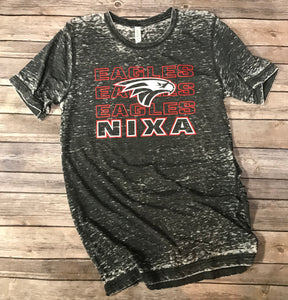 Nixa Eagles Burnout T-Shirt