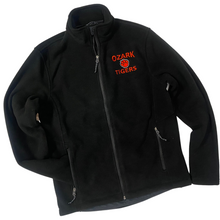 Load image into Gallery viewer, Ozark Tigers Black Fleece Jacket
