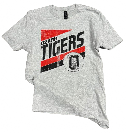 Ozark Tigers Gray Logo Tee
