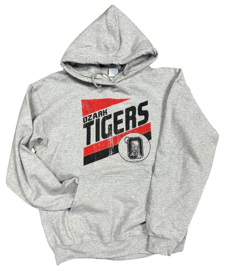Ozark Tigers Gray Logo Hooded Sweatshirt