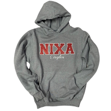 Load image into Gallery viewer, Nixa Eagles Glitter/Embroidered Hoodie
