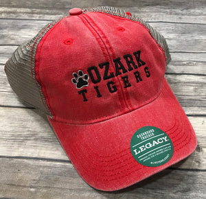 Ozark Tigers Adjustable Mesh Back Hat