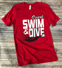 Load image into Gallery viewer, Ozark Swim Soft Red T-Shirt

