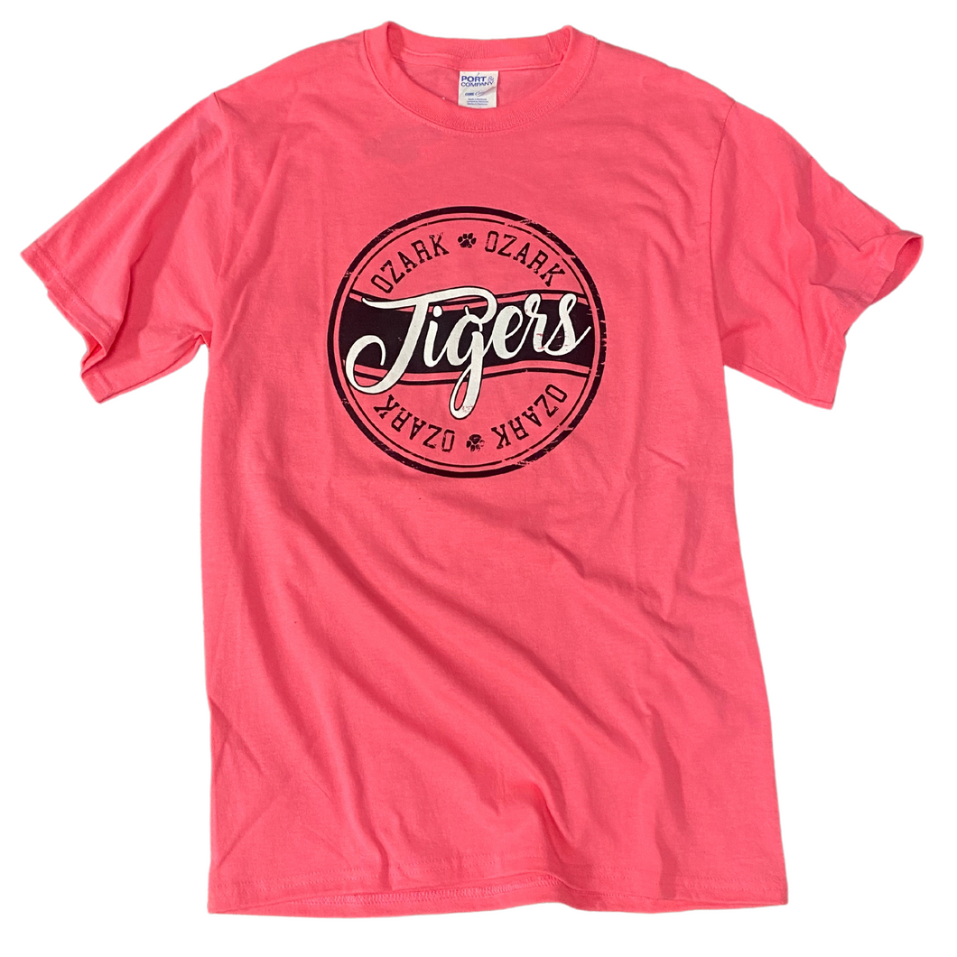 Ozark Tigers Neon Pink T-Shirt