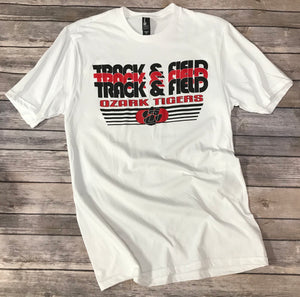 Ozark Track & Field Soft White T-Shirt