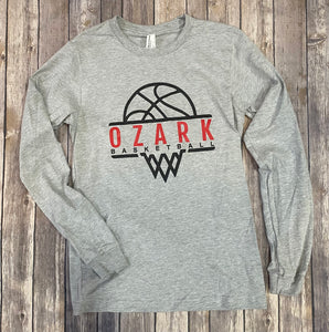 Ozark Basketball Long Sleeve Tee