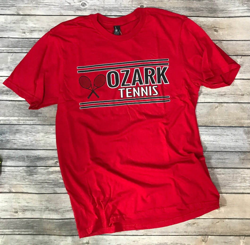 Ozark Tennis Red T-Shirt
