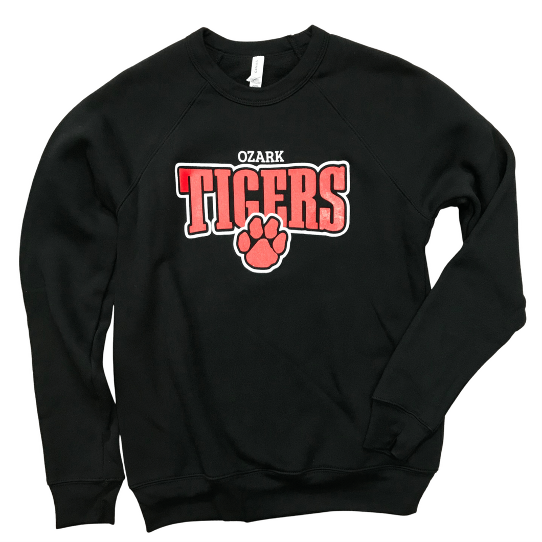 Tigers Soft Sponge Fleece Crewneck Sweatshirt