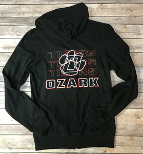 Ozark Tigers Lightweight Black Jacket