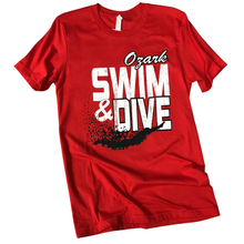 Load image into Gallery viewer, Ozark Swim Soft Red T-Shirt
