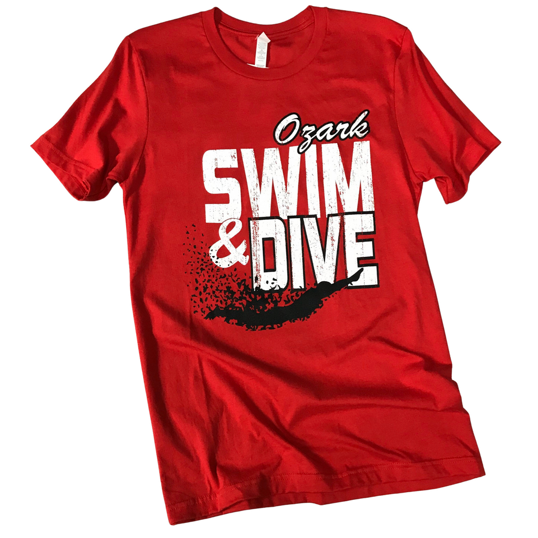 Ozark Swim Soft Red T-Shirt