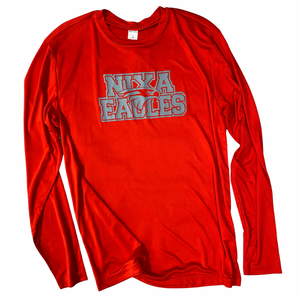 Nixa Eagles Polyester Short/Long Sleeve T-Shirt