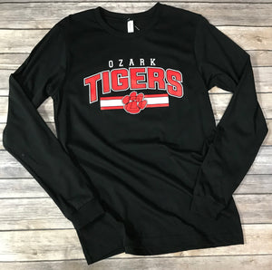 Ozark Tigers Soft Short/Long Sleeve T-Shirt Youth/Adult