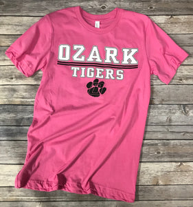 Ozark Tigers Soft Pink T-Shirt