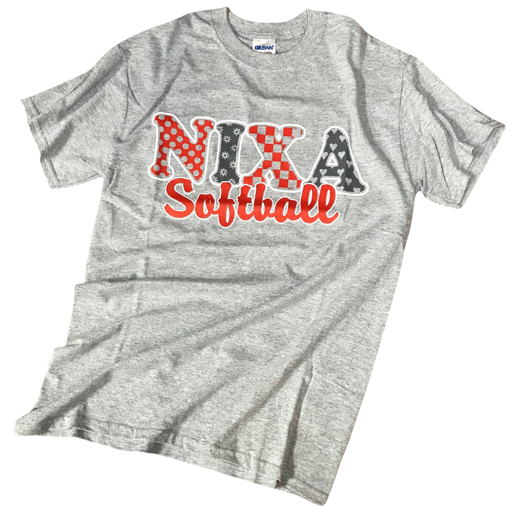 Nixa Softball Gray T-Shirt