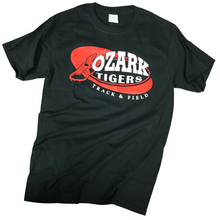 Load image into Gallery viewer, Ozark Track &amp; Field Black T-Shirt
