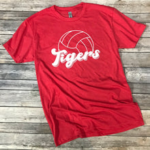 Load image into Gallery viewer, Tigers Volleyball Soft Heather Red Shirt
