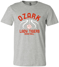 Load image into Gallery viewer, Ozark Lady Tigers Premium Soft Gray Short Sleeve T-Shirt
