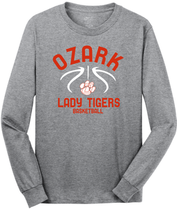 Ozark Lady Tigers Basketball Long Sleeve T-Shirt
